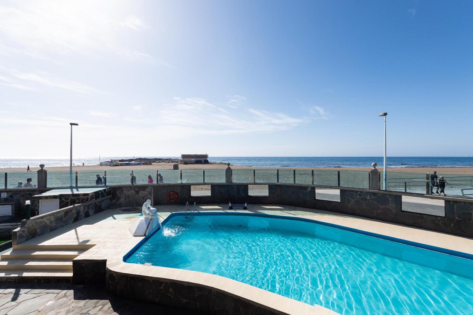 Las Burras Beach Terrace&Pool By Canariasgetaway San Agustín Kültér fotó